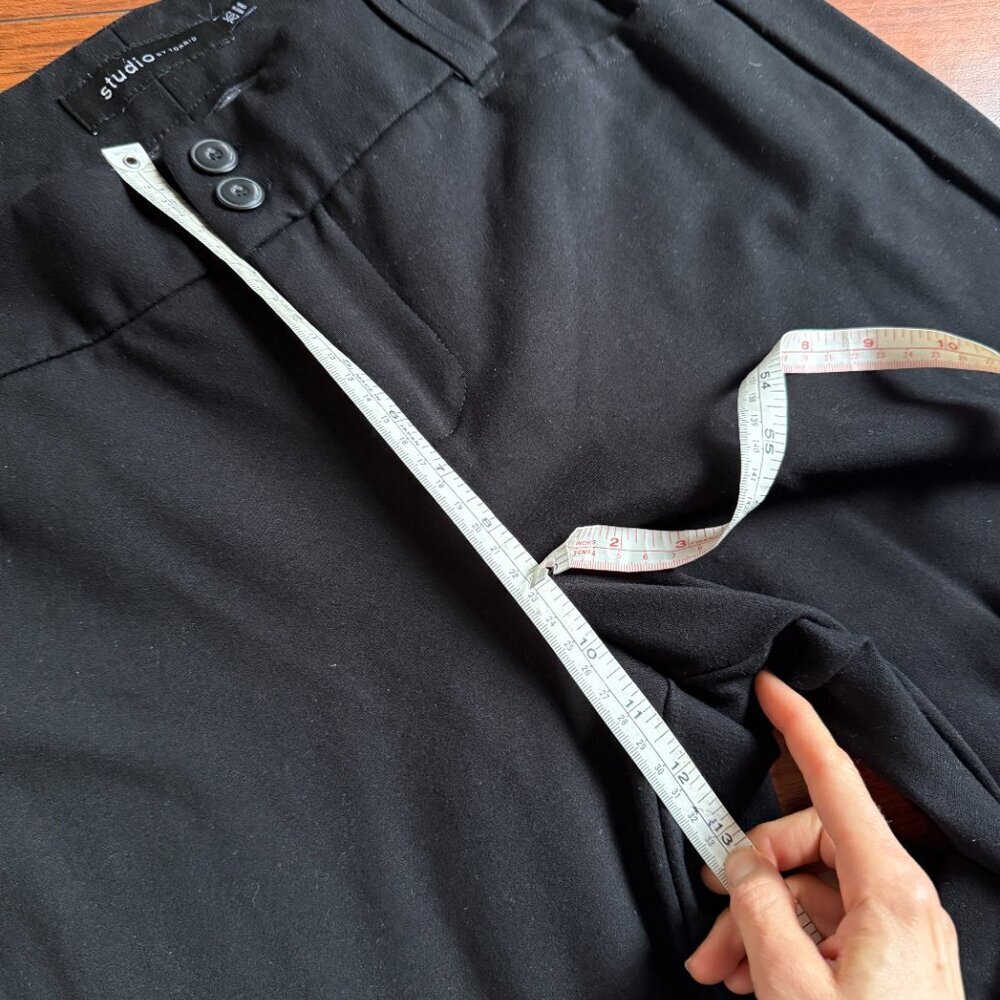 Studio by Torrid Trouser Bootcut Ponte Pant Deep Black Size 20S - Picture 6 of 9